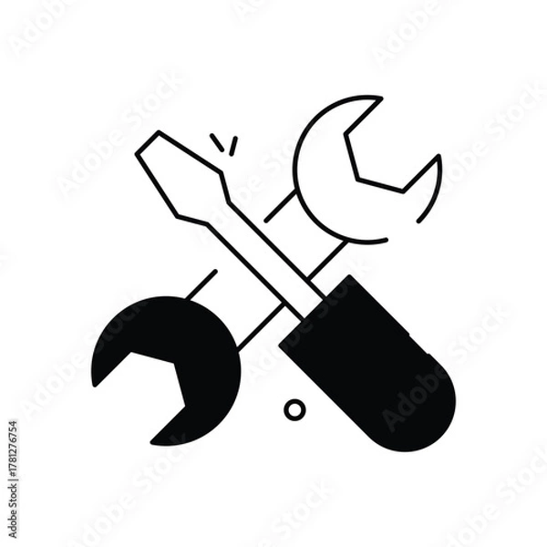 Obraz Tools vector icon