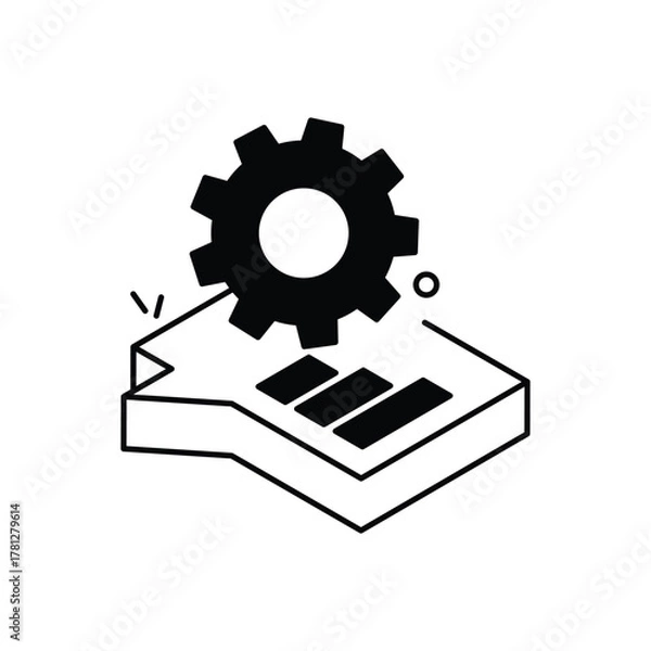 Obraz Engineering Analysis vector icon