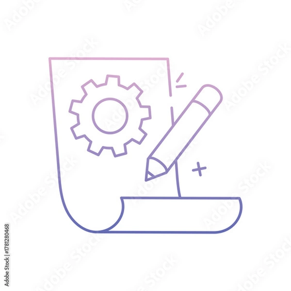 Obraz Engineering Report vector icon