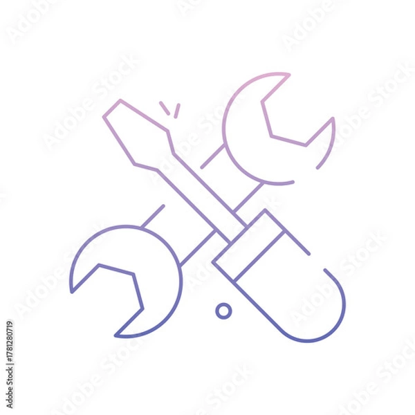 Obraz Tools vector icon