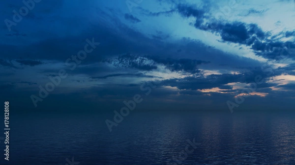 Fototapeta Sea sunset.