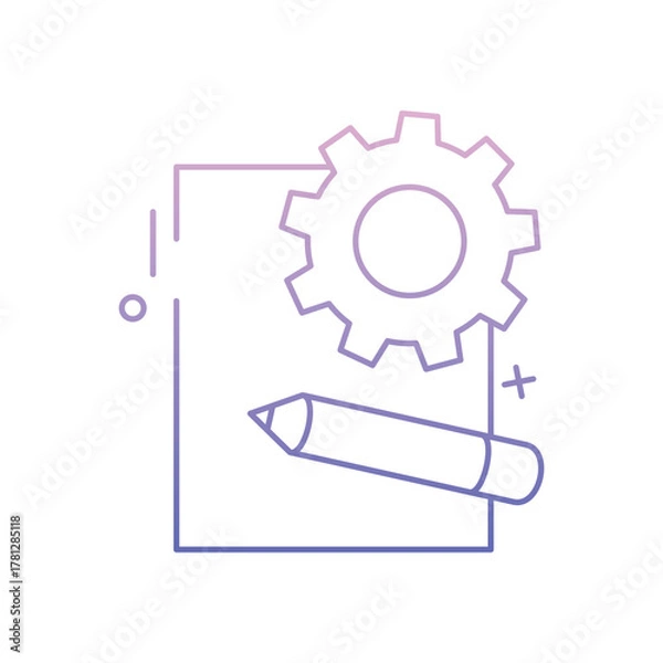 Obraz Prototyping vector icon