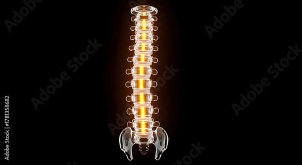 Obraz gold chain on black background