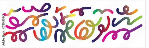 Obraz Colorful abstract vector background with fire and alphabet design