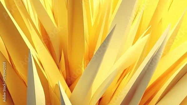 Obraz Abstract Geometric Gold Design