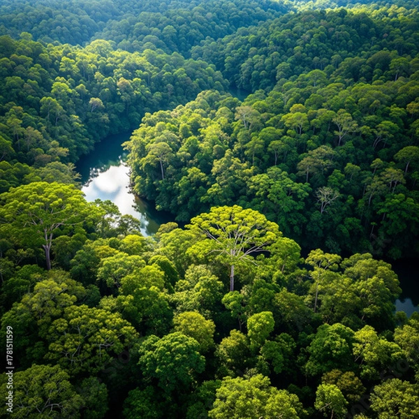Fototapeta broccoli in the forest