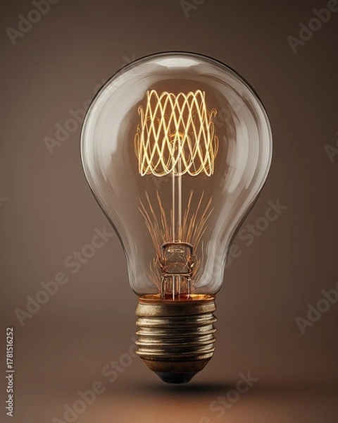 Obraz Vintage Edison Style Light Bulb