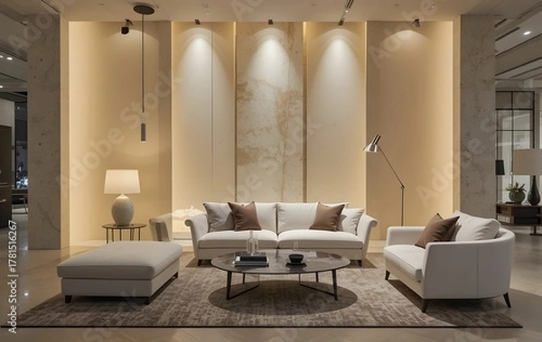 Obraz modern living room interior