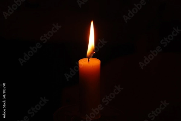 Obraz światło świecy