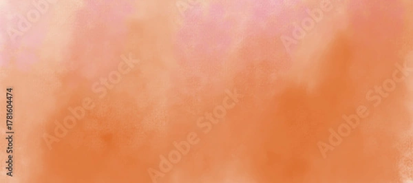 Fototapeta A soft, blended abstract background featuring shades of orange and pink. The colors transition smoothly,