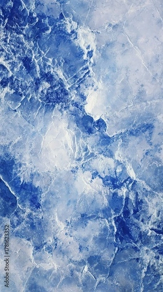 Fototapeta Abstract Blue Marble Texture Background for Design and Art Projects