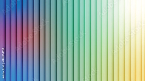 Fototapeta Abstract rainbow gradient colored vertical stripes background design