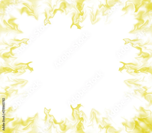 Obraz Yellow Smoke Frame Border Effect
