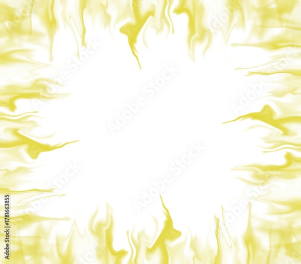 Obraz Yellow Smoke Frame Border Effect
