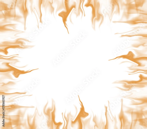 Obraz Orange Smoke Frame Border Effect