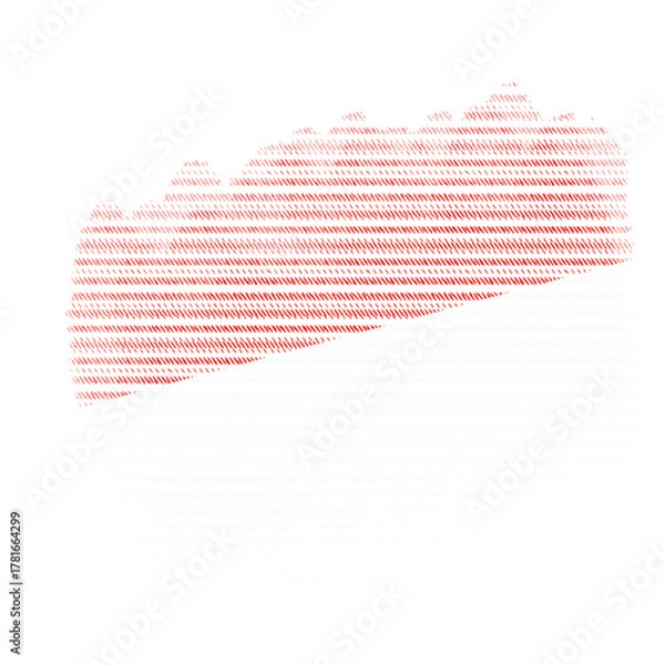 Obraz Indonesian Brush Flag Texture