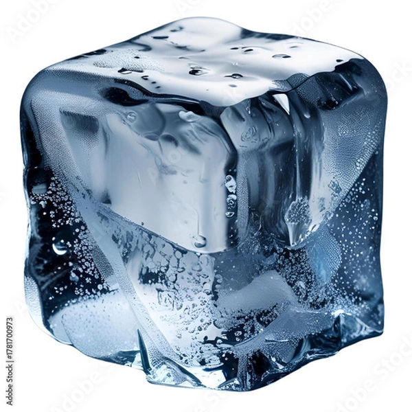 Obraz ice cubes ; isolated on a transparent background