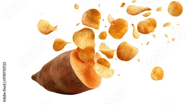 Fototapeta Multiple brown acorns from oak trees showing natural texture and autumn harvest details isolated on white background