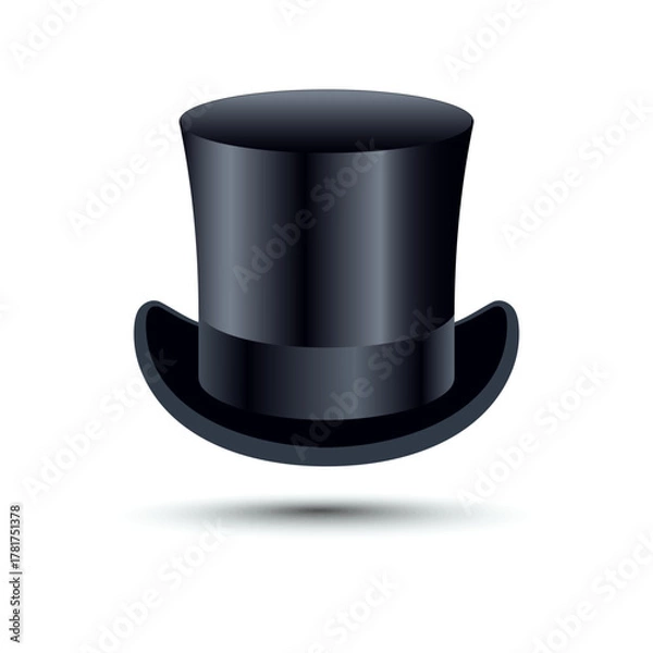 Obraz Vintage icon gentleman vector illustration