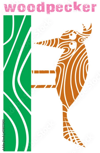 Fototapeta ağaçkakan