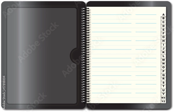 Obraz Address book