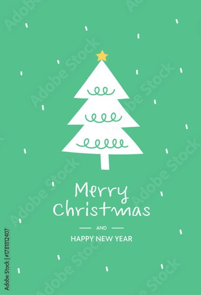 Obraz 크리스마스 벡터 일러스트 