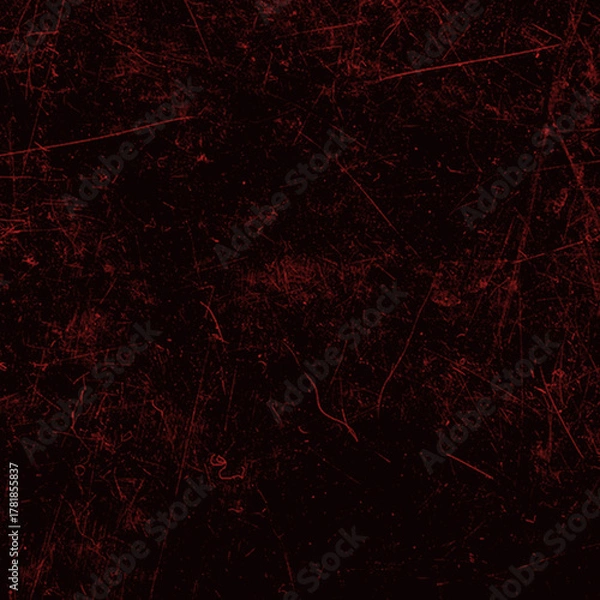 Fototapeta red and black background, red scratches background, red texture 