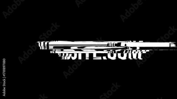 Fototapeta Typography Glitch 2