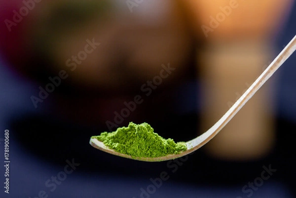 Obraz 茶道　抹茶のイメージ撮影