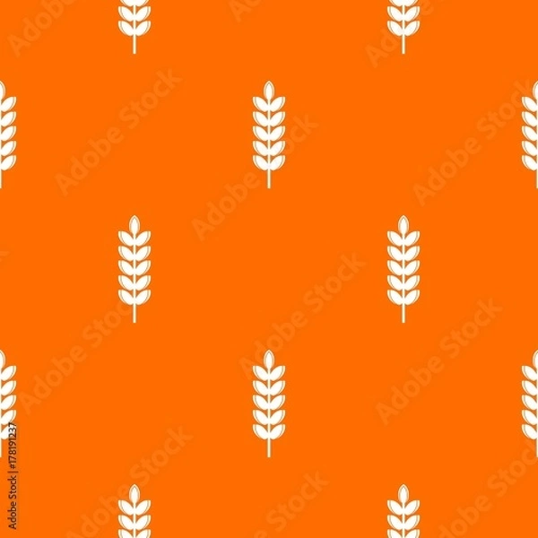 Fototapeta Big grain spike pattern seamless