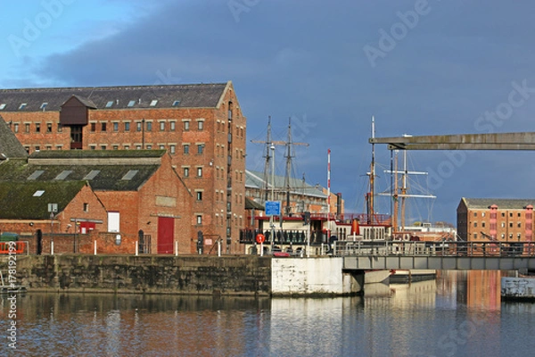 Fototapeta Gloucester Docks, England