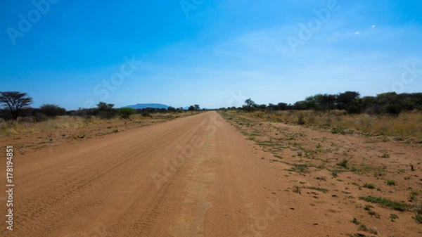 Fototapeta Unendliche Weite soweit das Auge reicht - Namibia