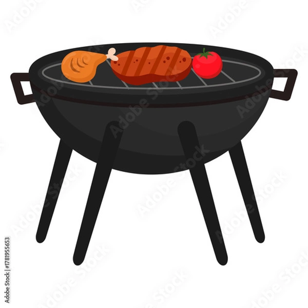 Obraz BBQ Party Illustration