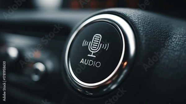 Obraz Car Audio Button