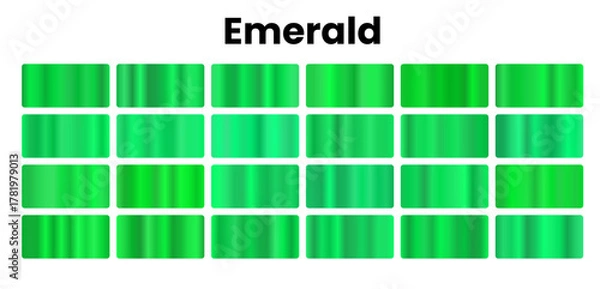 Obraz Vibrant emerald gradients, rich green jewel hues, luxurious nature tones, perfect for precious designs, bold art, and brilliant textures, elegant and vivid appeal