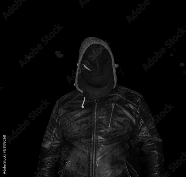 Obraz In black dressed guy