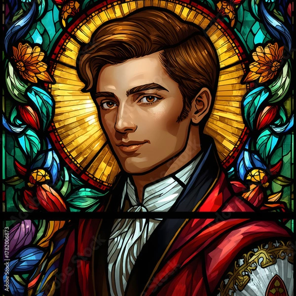 Obraz Stained Glass Prince
