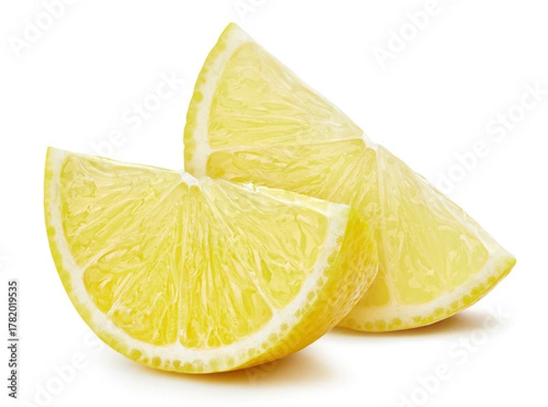 Obraz Lemon isolated on white background