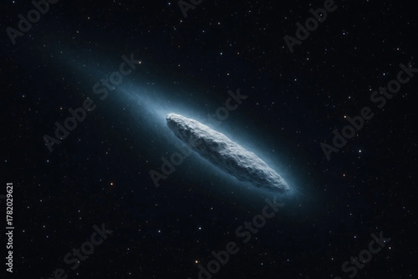 Obraz Interstellar object oumuamua traveling through space