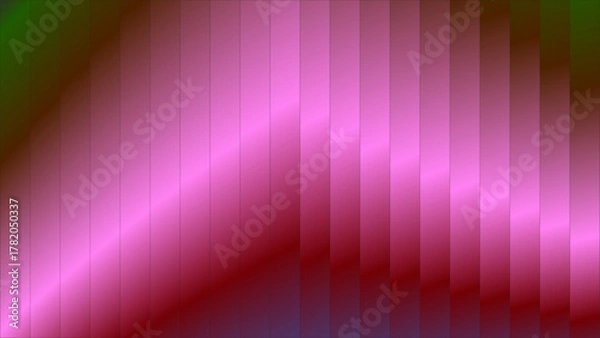 Obraz Abstract Gradient Waves Background in Vibrant Pink and Green Tones