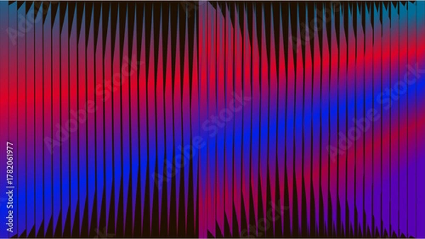 Obraz Abstract Gradient Lines Optical Illusion Background