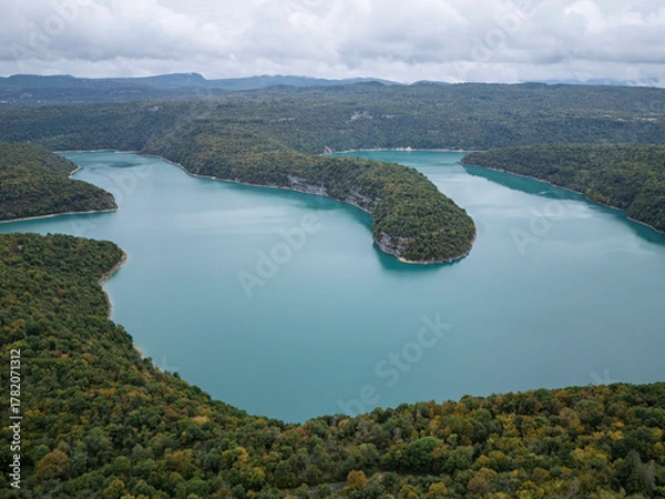 Obraz Lac de Vouglans à Cernon