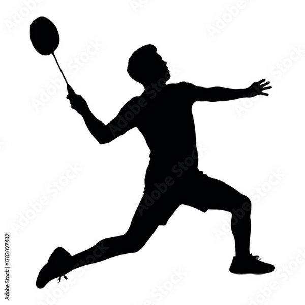 Obraz Badminton Player Vector 