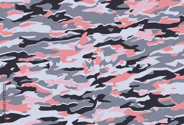 Obraz seamless pink camouflage pattern
