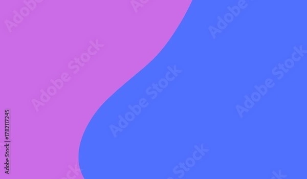 Fototapeta Modern abstract background with vibrant orchid and periwinkle flowing shapes for contemporary graphic design projects and sleek presentations