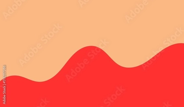 Fototapeta Vibrant abstract background with flowing curves and warm color palette, perfect for modern design and dynamic presentations