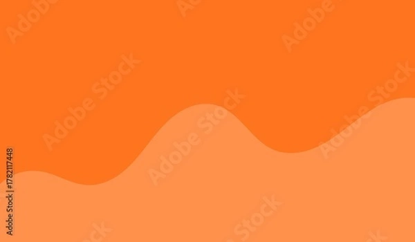 Fototapeta Vibrant abstract background with flowing orange waves creating dynamic modern design perfect for creative projects and energetic branding visuals