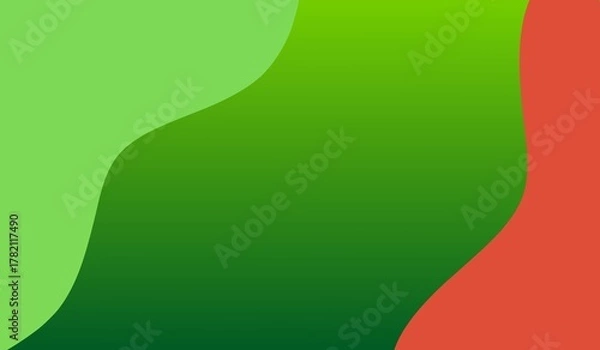 Fototapeta Vibrant abstract background with organic flowing shapes and a modern gradient color transition, perfect for dynamic design projects
