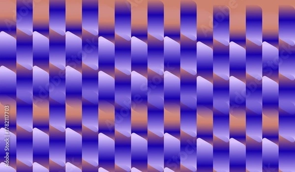 Fototapeta Mesmerizing modern abstract gradient pattern with a seamless repeating geometric design creating dynamic visual interest for backgrounds