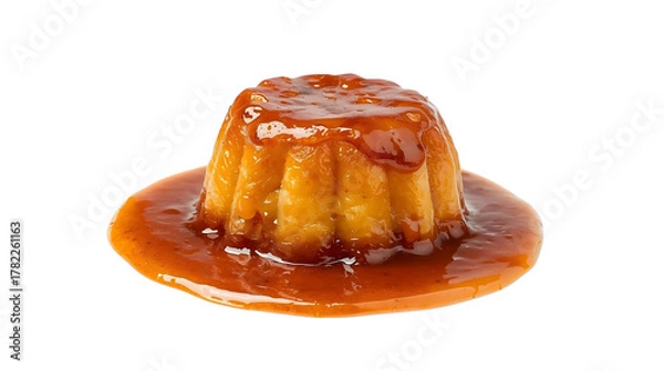 Obraz Classic crme caramel flan dessert with rich caramel sauce.